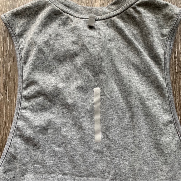 Nike Dri Fit Run Tank Top Grey Bright Green XS - Picture 6 of 13